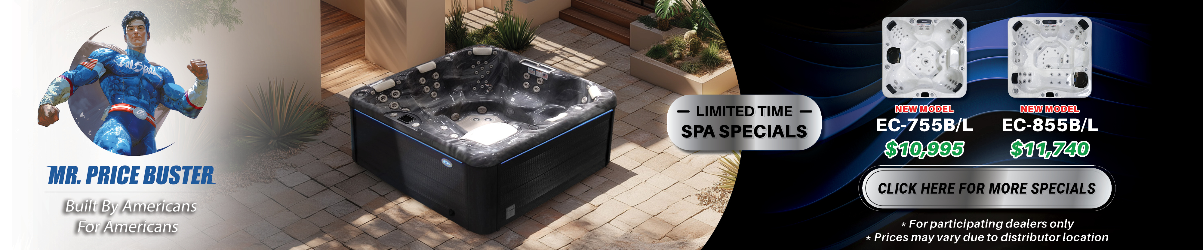 Calspas hot tub being used in a family setting - Salida
